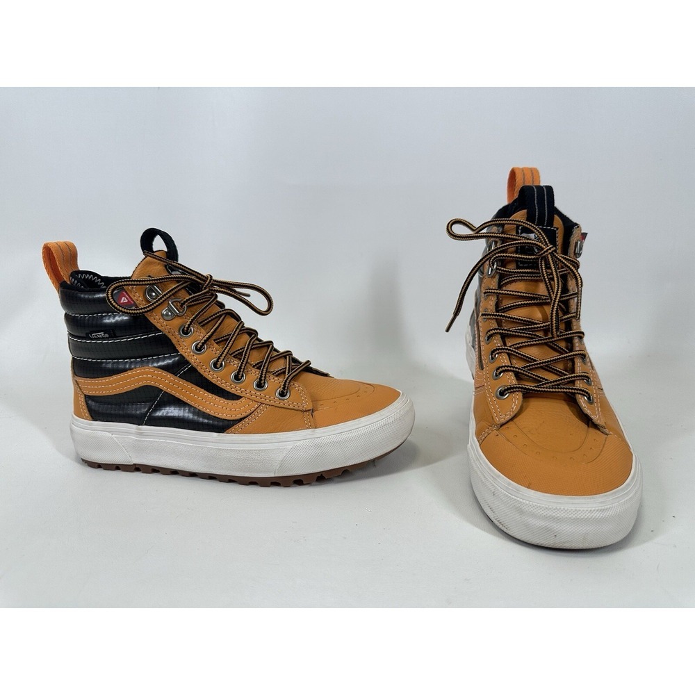 Vans Sk8 Hi Mte 2.0 Dx Apricot And Black Shoes Men's 6 Womens 7.5 Primaloft